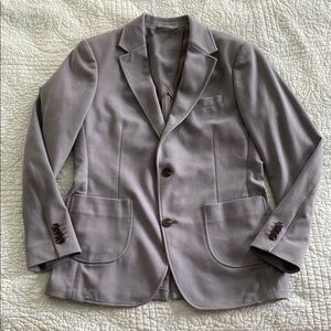 NWOT Contemporary Gray Sport Coat with Notched Lapels